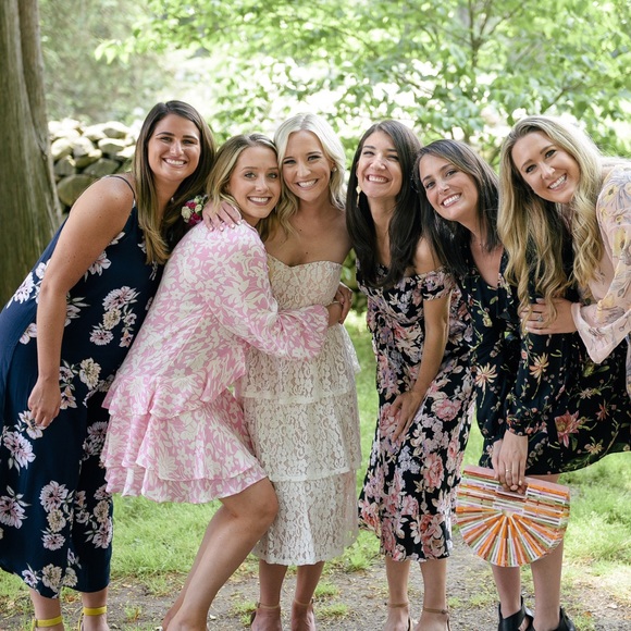 White Lace Lulus Dress - Picture 2 of 2